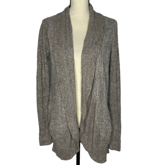 Barefoot Dreams Cozy Chic Lite Knit Style 452 Open Front Cardigan - Picture 3 of 14